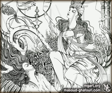 artproject, masterpieces of persian painting, paintings, drawings, drawing, portrait, fine Art Painting, Masoud Ghafouri Masterpieces, art for, Auction, london Auction, artnet auction, Tehran Auction, christies, sothebys, auctions, auktion, art collection, the collection, google Art Project, Google Arts & Culture